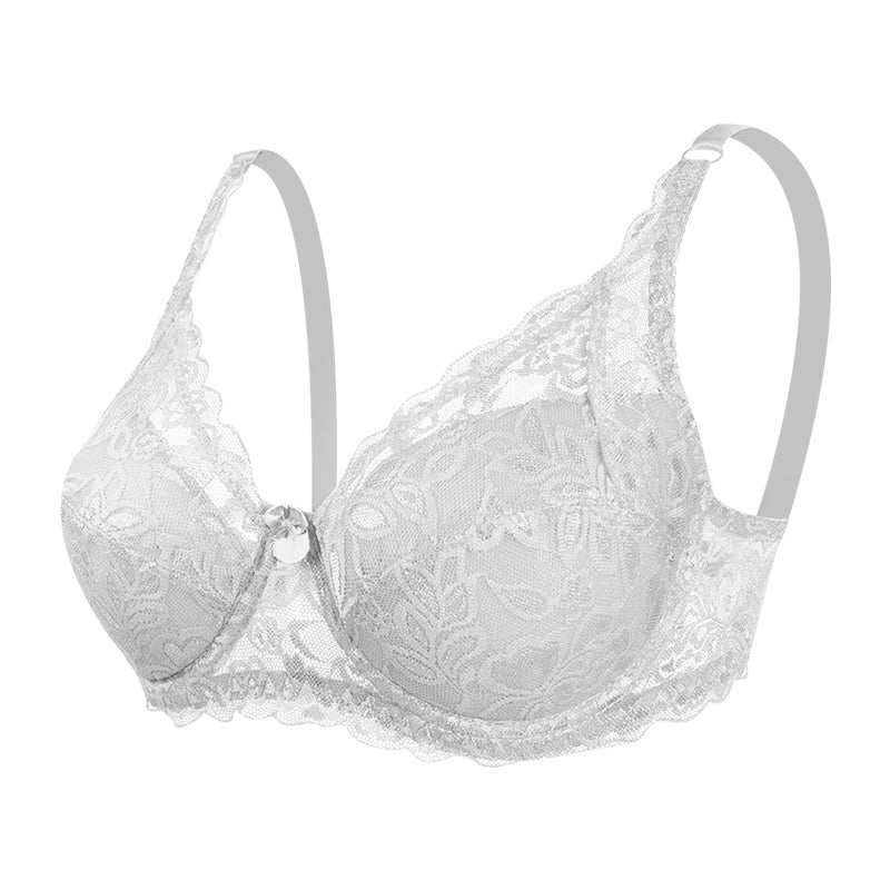 Thin Cotton Cup Lace Bra Adjustable Comfortable Breast Holding Women Underwear