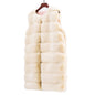 Autumn WinterNew Faux Fur Long Vest Cotton-Padded Coat Thickened Long Section Plush Vest