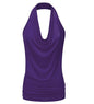 Base Shirt Solid Color Pullover Sleeveless T-shirt Women Pendant Backless Sexy Vest