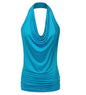 Base Shirt Solid Color Pullover Sleeveless T-shirt Women Pendant Backless Sexy Vest