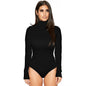 Autumn Winter Long-Sleeved Bottoming Shirt Women Clothing  Tight Bodysuit Bodysuit