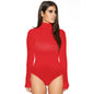 Autumn Winter Long-Sleeved Bottoming Shirt Women Clothing  Tight Bodysuit Bodysuit