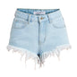 Summer Sexy Denim Super Short Shorts Hip Lifting Raw Edge Denim Wide Leg Pants Pants