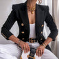 Women Solid Color Fashionable Casual Short Blazer