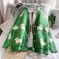 Very Fairy Sweater Cardigan Women Loose Outer Wear Internet Lazy Knitwear Coat Spring Autumn