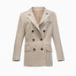 Vocal-End Elegant Prick Stitch Blazer Autumn Winter Thickened Counter Quality Coat for Women