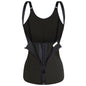 Sports Corset Zipper Vest Burst into Sweat Wicking Fitness Body Shaping Vest Rubber Corset