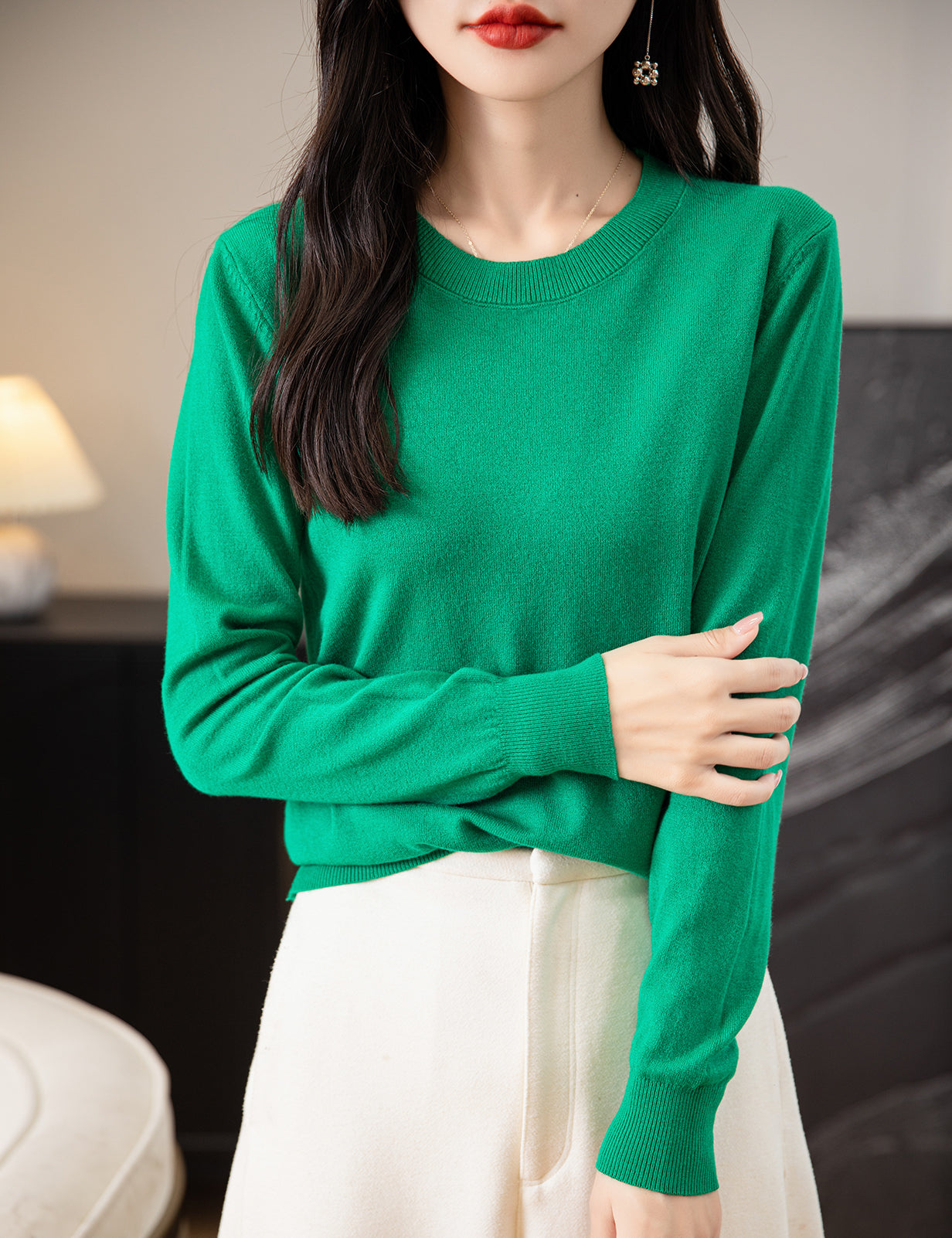 Chantal O Neck Woman Sweater