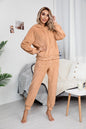 Autumn Winter New  Double-Sided Velvet Hooded Sweater Pajamas Casual Women Clothing Fashion Suit Women