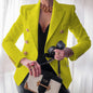 Women Solid Color Fashionable Casual Short Blazer