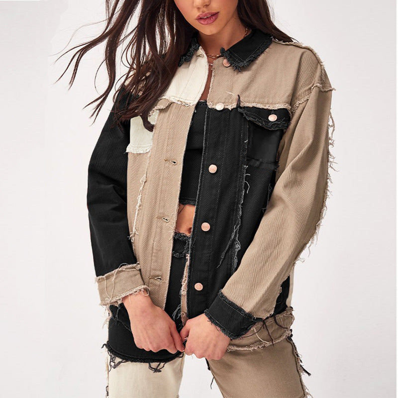 Women Clothing Jacket Denim Coat