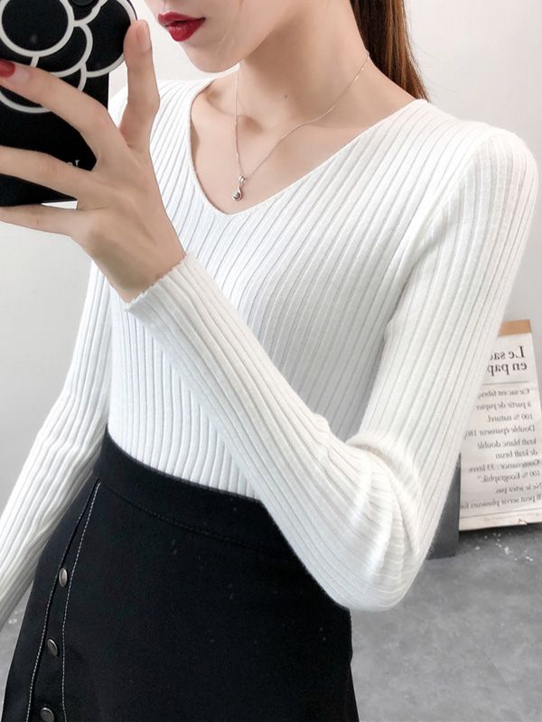 Faith V Neck Woman Sweater