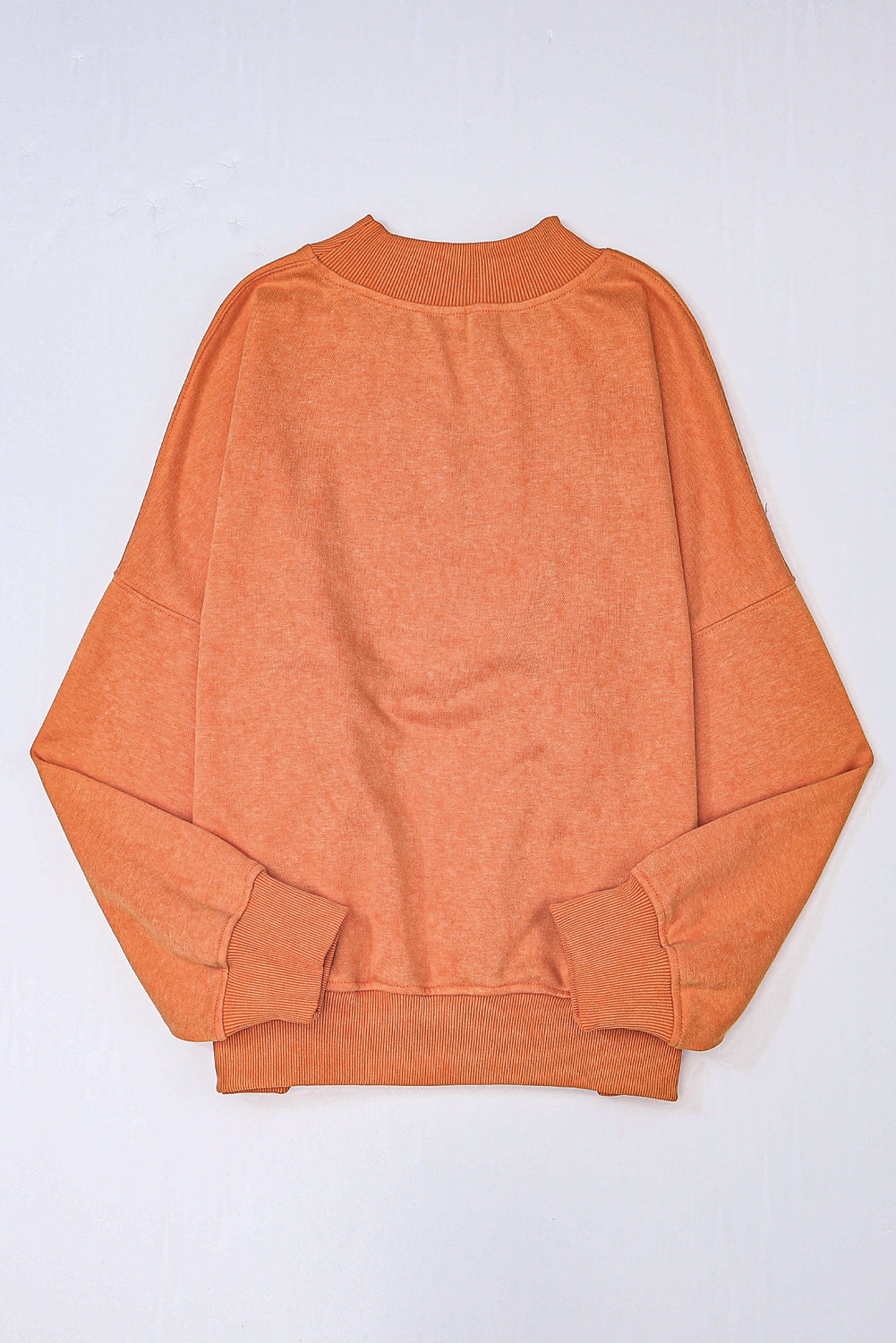 Green Light Plain Washed Drop Shoulder Pullover Sweatshirt