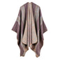 Women Cashmere like Large Split Ethnic Shawl Arrival of Autumn Winter Scarf Air Conditioning Cape Cloak