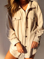 Button Up Long Sleeve Jacket