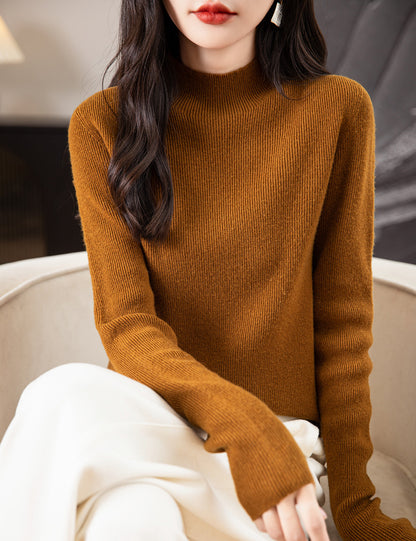 Victoria Woman Long Sleeve Knitted Sweater