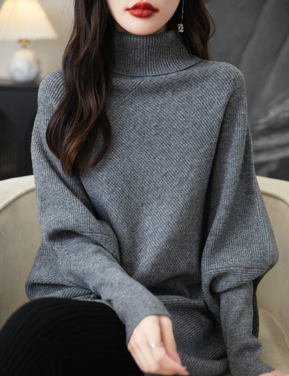 Eliza Woman Turtleneck Oversized Sweater