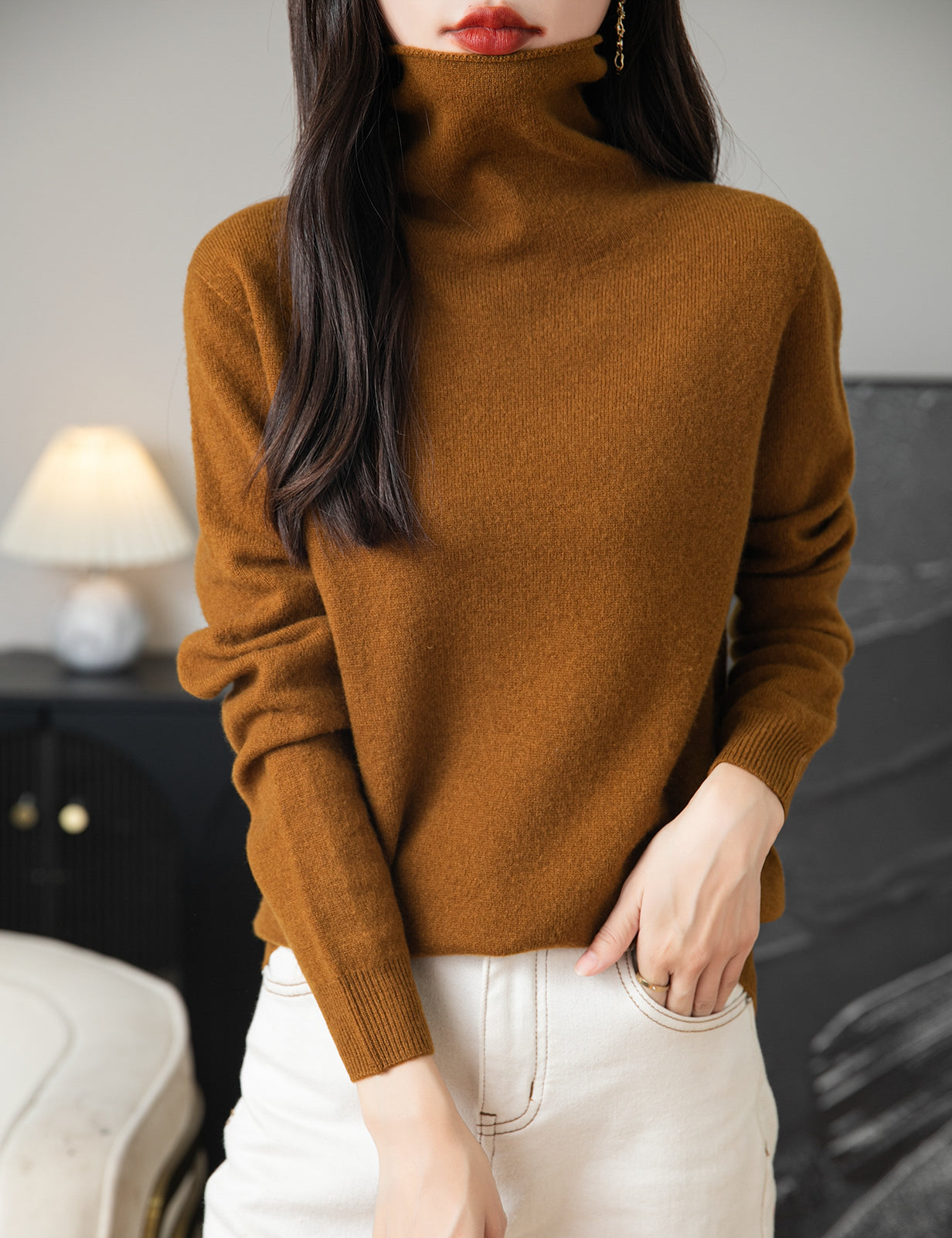 Wendy Woman Turtleneck Sweater