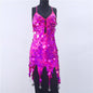 Trendy Big Brand Beaded Dress Nightclub Performance Clothes