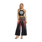 New National Fashion Digital Printing High Waist Wide Leg Pants Loose Casual Yoga Pants