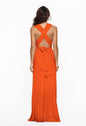 Wear Multi-rope Criss Cross Backless Sexy Bandage One-piece Dress Maxi Dress