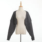 Loose Batwing Sleeve Shawl ide-out Wear Cropped Long Sleeve Knitted Cardigan