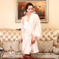 WomenSilk Nightgown Plus Size Ice Silk Pajamas Summer Silk Morning Gowns Bathrobe Ladies Homewear