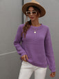 Autumn Winter Bottoming round Neck Knitwear Women round Neck All-Matching Loose Sweater Women