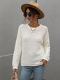 Autumn Winter Bottoming round Neck Knitwear Women round Neck All-Matching Loose Sweater Women