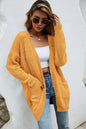 Winter Autumn Winter Women Clothing Oversized Knitted Cardigan Mid-Length Coat Women