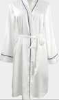 Sexy Underwear Artificial Silk Bathrobe Night-Robe Long Women Bridesmaid Wedding Morning Gowns Wedding Bride