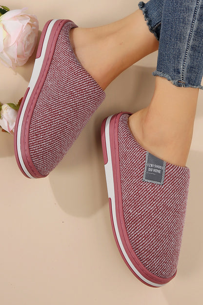 Mineral Red Winter Homewear Twill Slippers