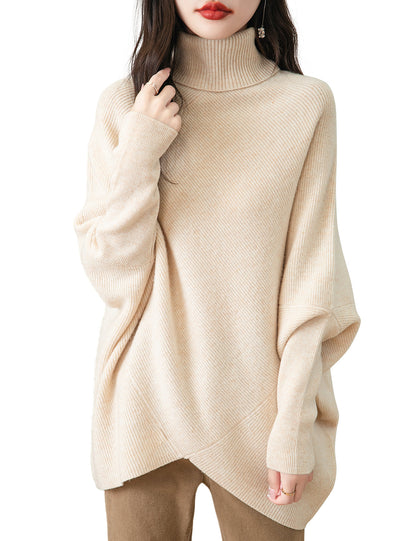 Eliza Woman Turtleneck Oversized Sweater