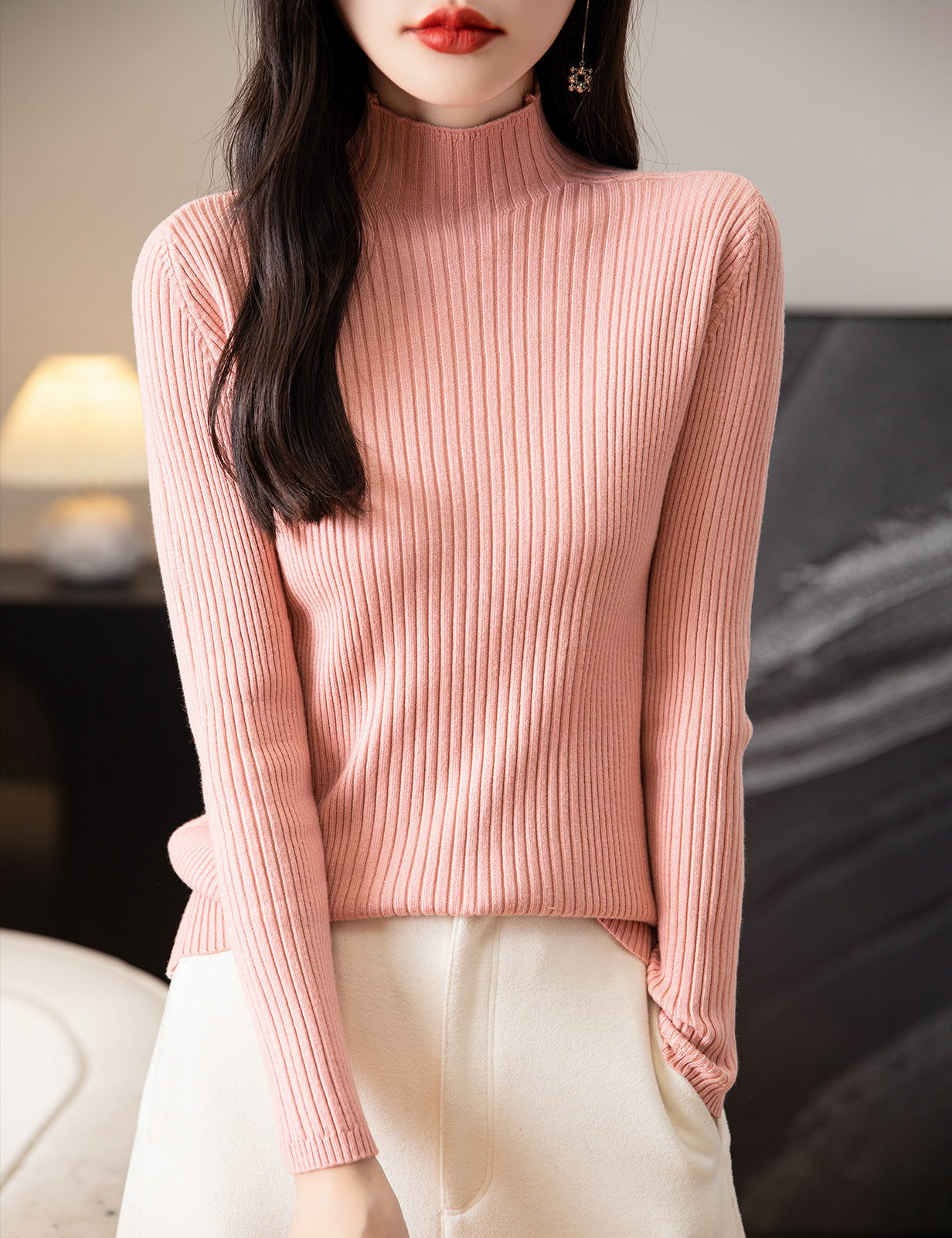 Gloria Turtleneck Woman Sweater