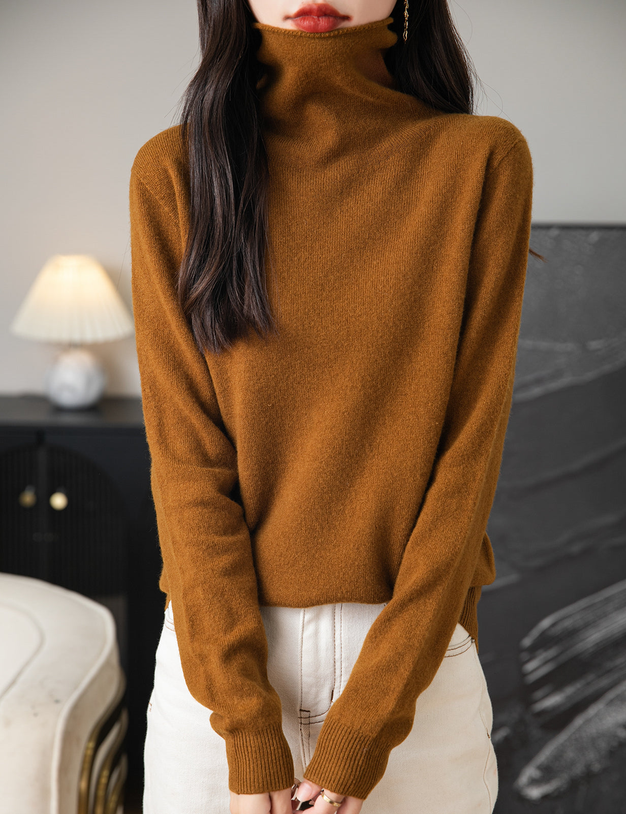 Wendy Woman Turtleneck Sweater