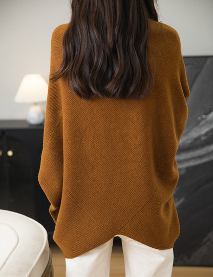 Eliza Woman Turtleneck Oversized Sweater