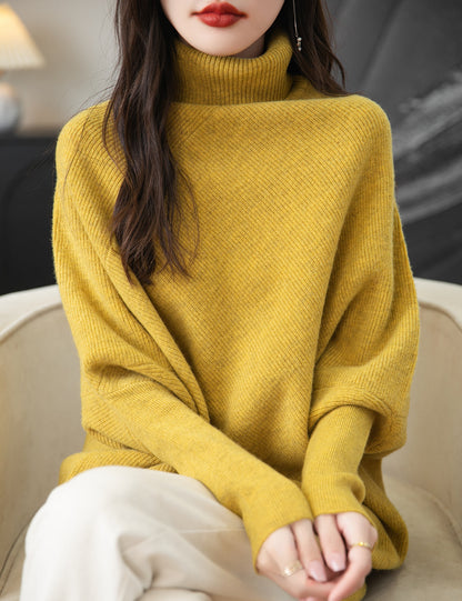 Eliza Woman Turtleneck Oversized Sweater