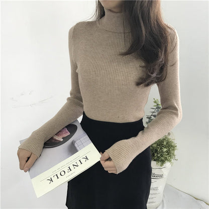 Tanya Woman Turtleneck Knitted Sweater