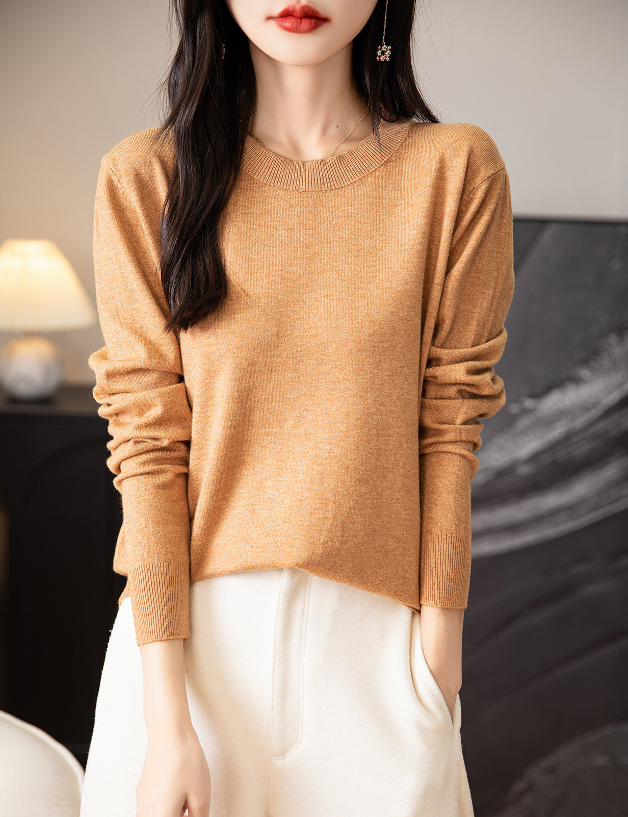 Chantal O Neck Woman Sweater