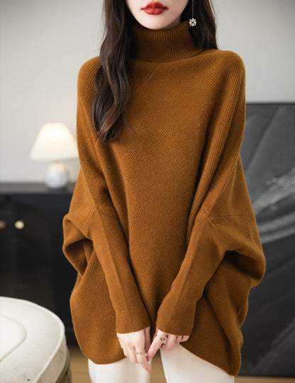 Eliza Woman Turtleneck Oversized Sweater