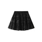 Autumn Sweet Fungus Lace Stitching Tiered Dress High Waist Slim Skirt Women