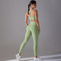 Celebrity Sling Beautiful Back High Waist Hip Lift Wear Free Underwear No Embarrassment Line Sports Trousers Running Fitness Yoga Set