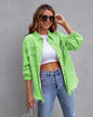 Arrival Multicolor  MidLength Ripped Loose Denim Jacket Women Jacket Women