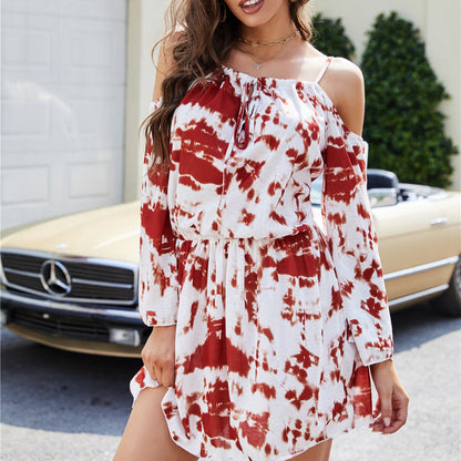 Sexy Sling Dress Summer Dopamine Seaside Casual Women Dress