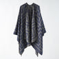 Popular Cotton Linen Printed Scarf Women Autumn Winter Warm Outer Shawl