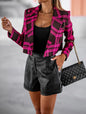 Autumn Printed Short Blazer for Women