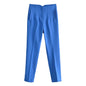 Spring  Casual Women Multi-Line Straight-Leg Pants High Waist Casual Pants