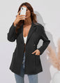 Women Clothing Fall Winter Lapels Small Mid Length Long Sleeve Jacket Blazers