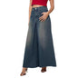 Women Wide Leg Jeans Raw Hem High Waist Slimming Loose Denim Trousers Denim Trousers Jeans