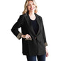 Autumn Winter Solid Color Small Blazer Women Clothing Slim Single Button Coat